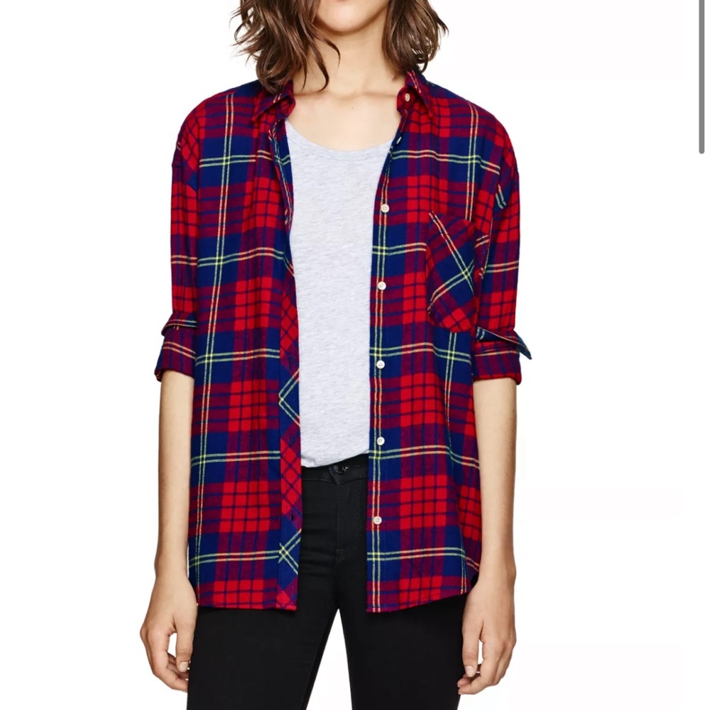 Wilfred Free Daphne Plaid (NAVY)